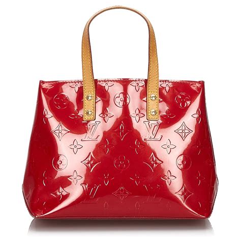 louis vuitton red inside purse|louis vuitton red vernis large.